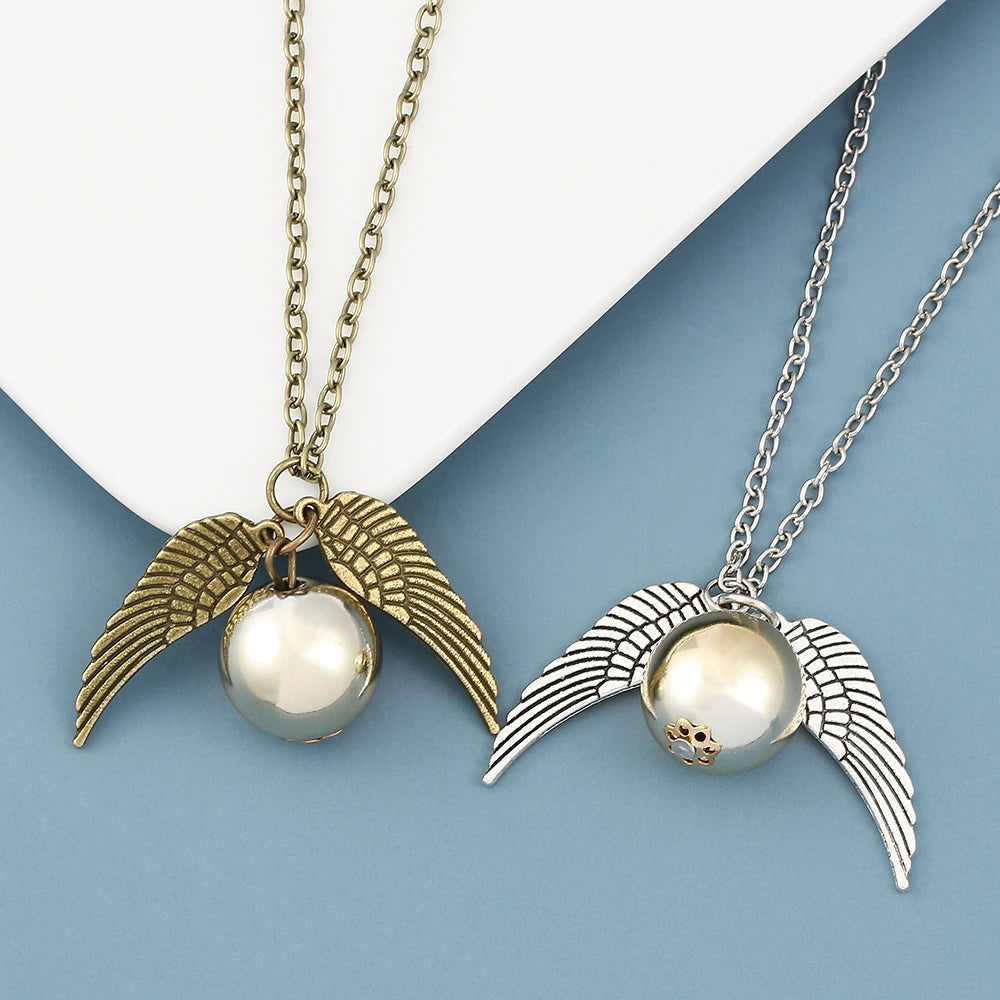 Harry Potter Golden Snitch Necklace