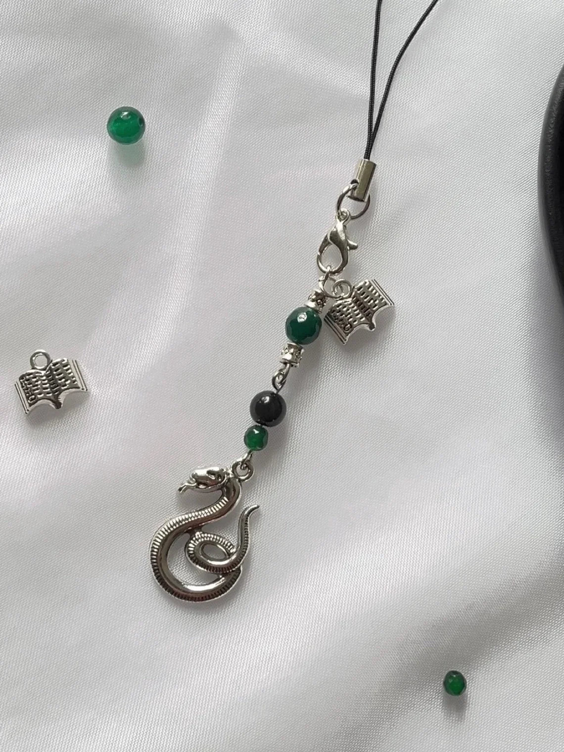 Slytherin Phone Charm Handmade