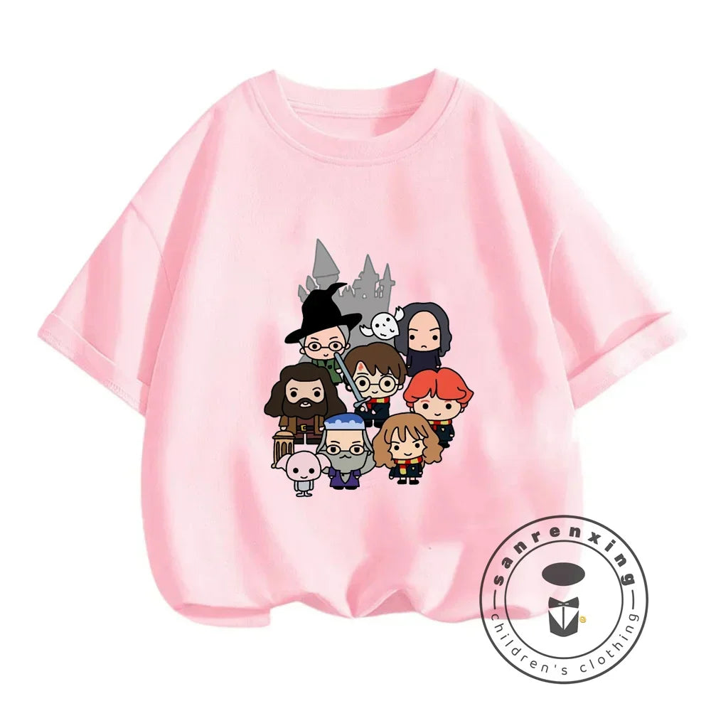 Harry Potter Kawaii Anime T-Shirt for Kids - Image 4