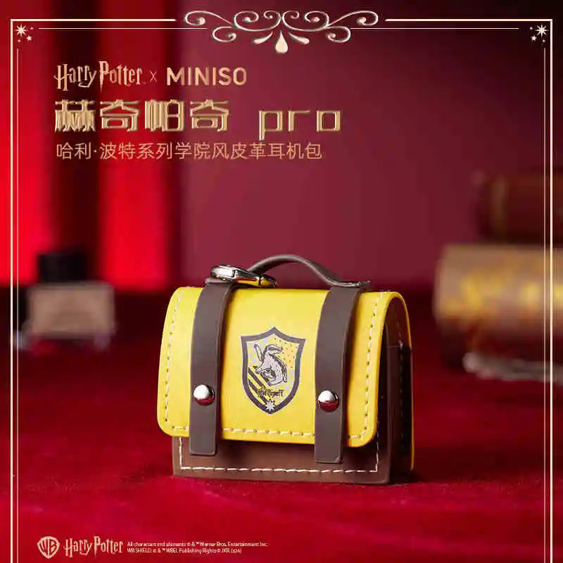 Miniso Harry Potter Preppy Style Leather Earphone Case - Image 9