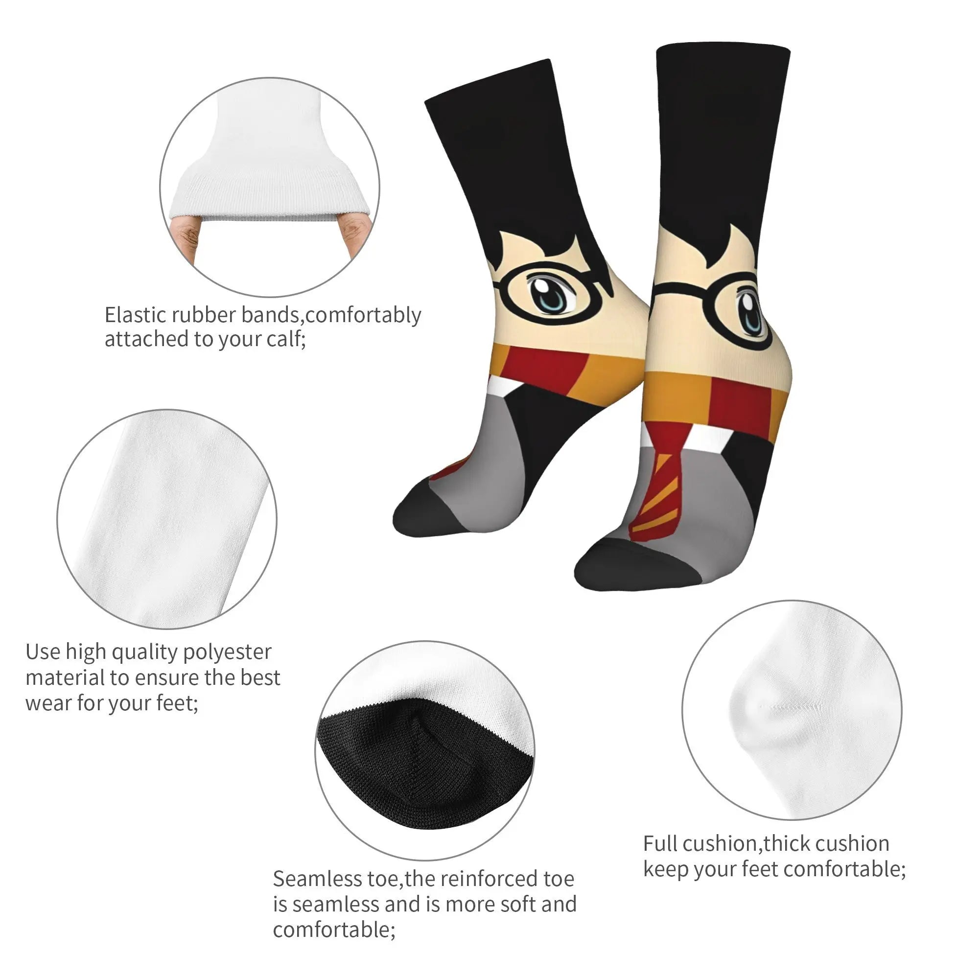 Harry Potter Magic School Theme Socks - Image 2