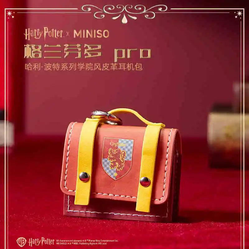 Miniso Harry Potter Preppy Style Leather Earphone Case - Image 10