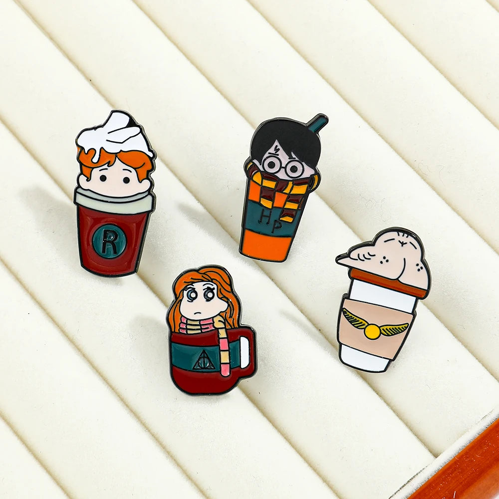 Anime Kawaii Harries Cartoon Christmas Enamel Pins - Image 5