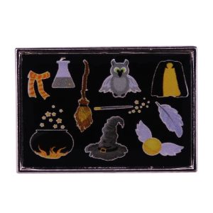Harry Potter Magic Item Brooch Set