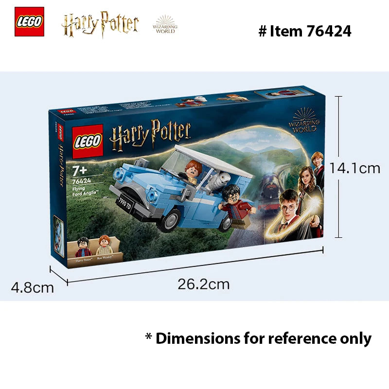 Harry Potter Flying Ford Anglia Buildable Car Toy with 2 Minifigures - Image 7