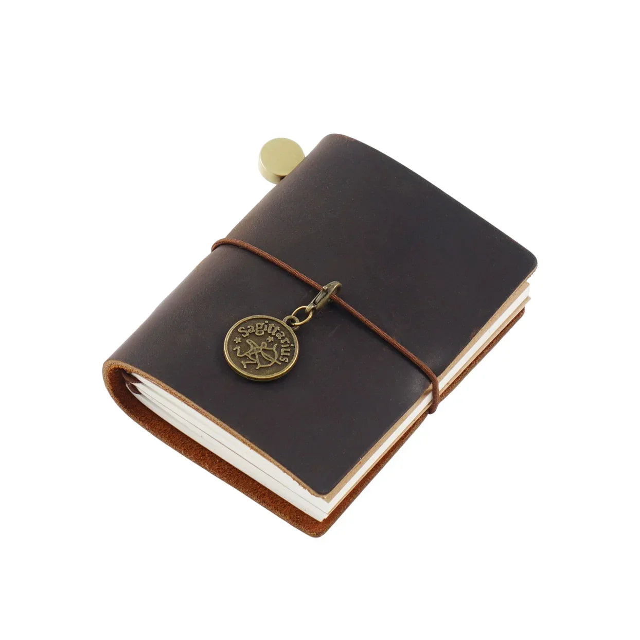 Genuine Leather Mini Travel Notebook - Image 18