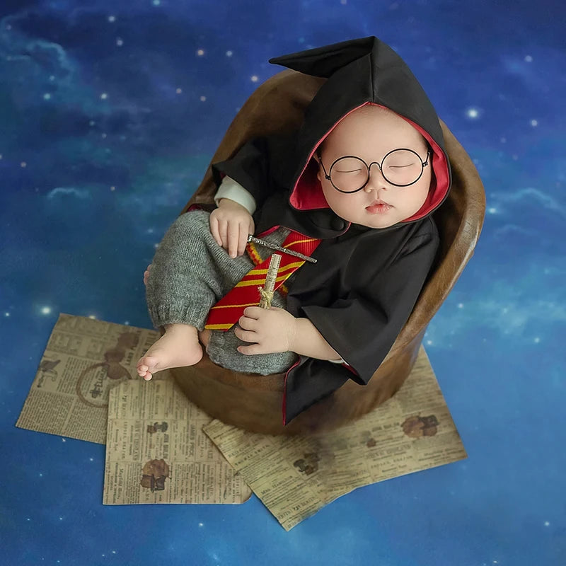 Newborn Magician Photography Costume - Image 2