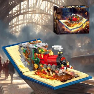 889PCS Magic Train Building Blocks Set