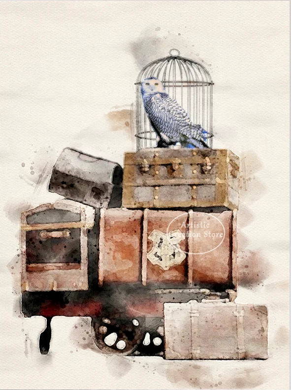 Magic World Castle Canvas Art Print - Image 7