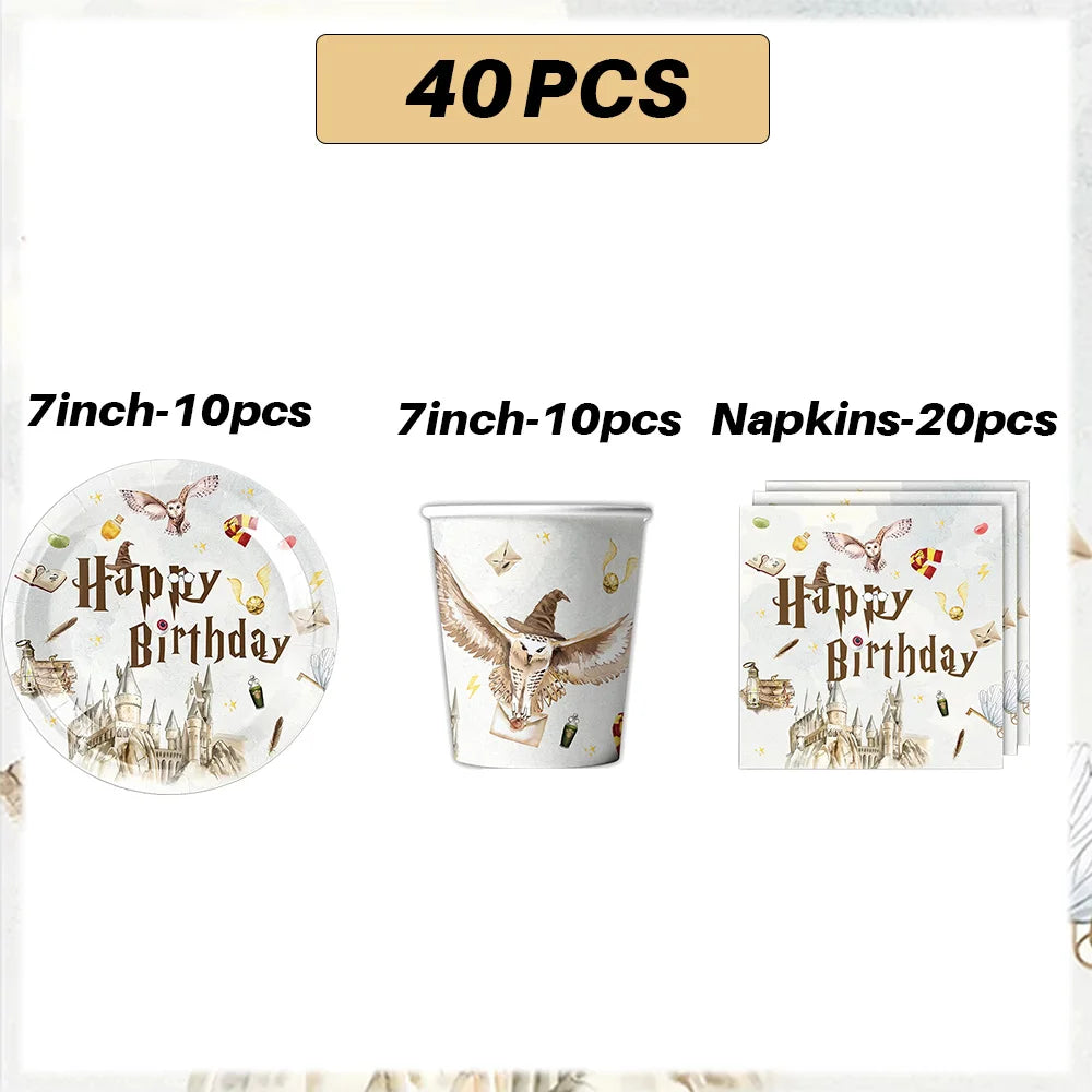 Magic School Birthday Party Decoration Set - Image 31