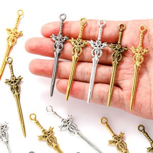 10PCS Mixed Alloy Weapon Charms