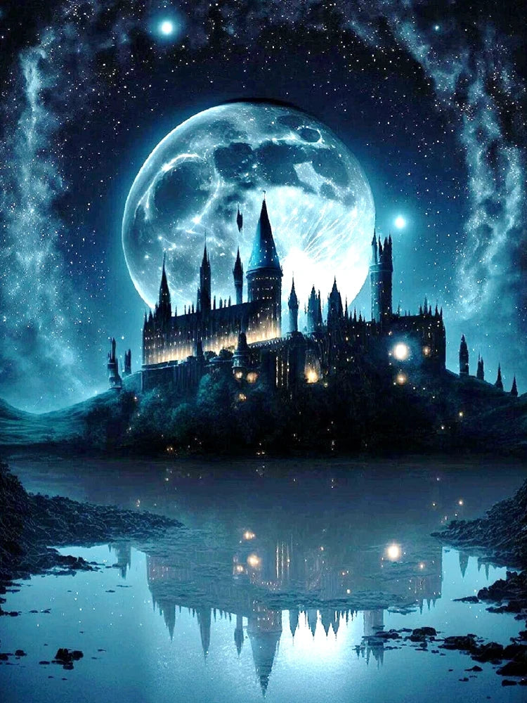 Harry Potter Magic School 5D DIY Diamond Painting - Image 7