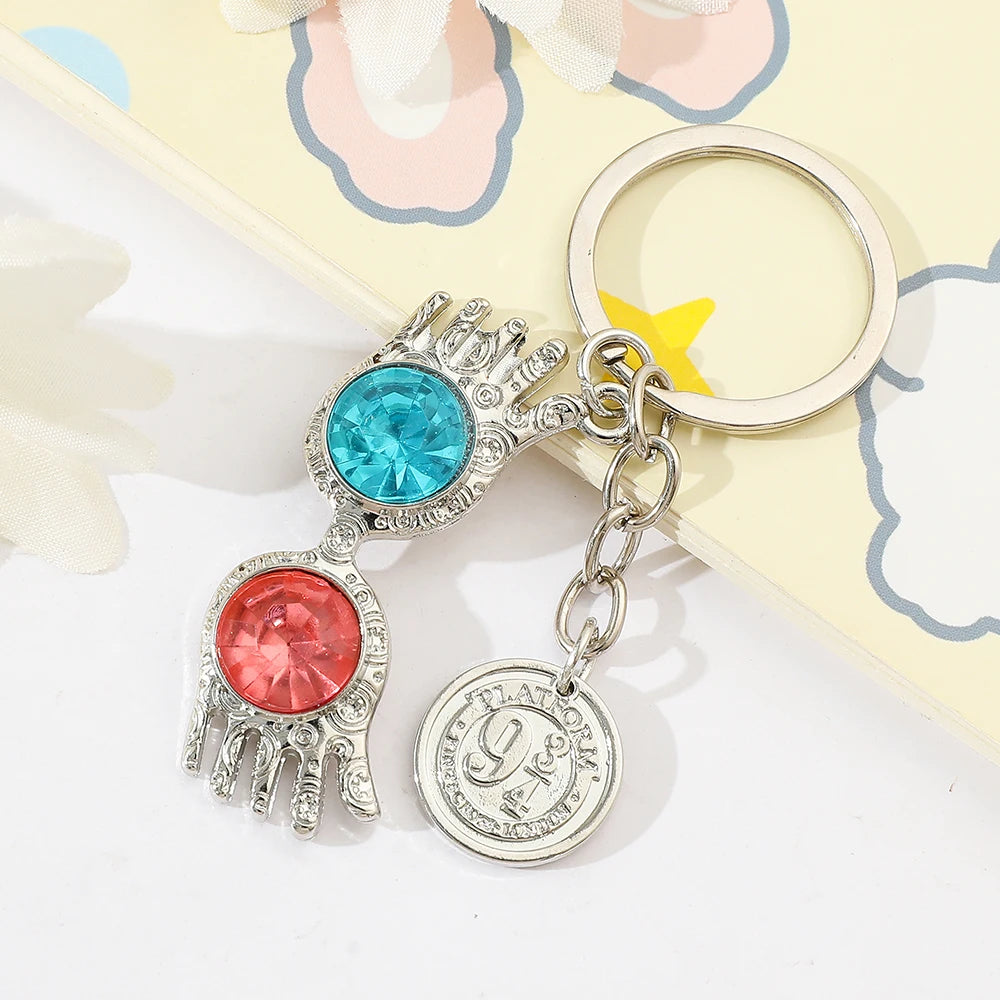 Harry Potter Rhinestone Pendant Keychain - Image 7