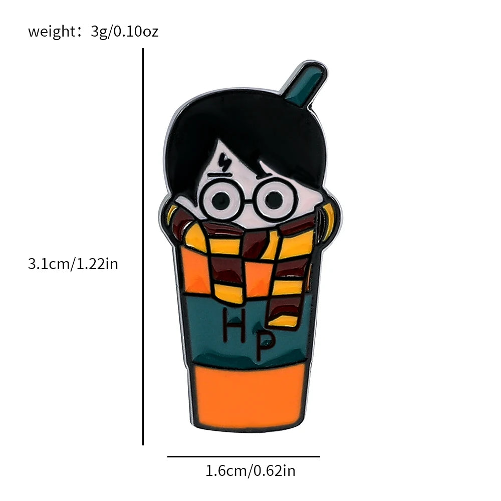 Anime Kawaii Harries Cartoon Christmas Enamel Pins - Image 3