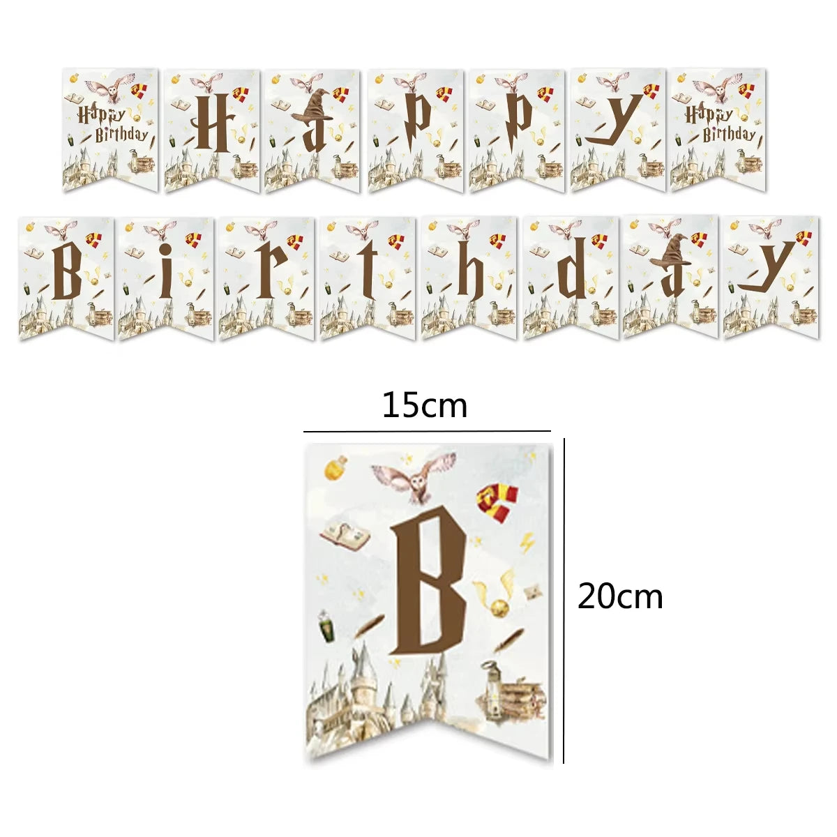 Magic School Birthday Party Decoration Set - Image 30