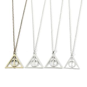 Harry Potter Luna & Deathly Hallows Rotatable Pendant Necklace
