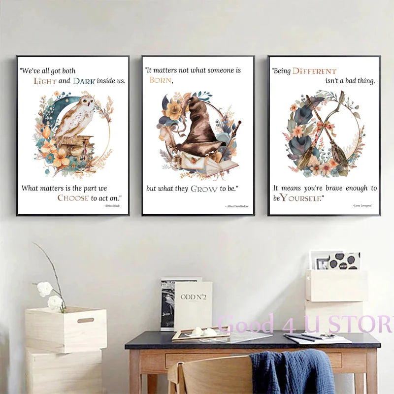 Classic Wizard Movie Quotes Canvas Poster - Image 4