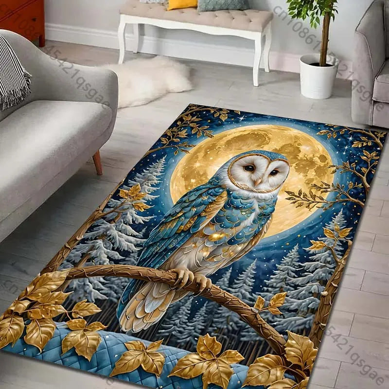 Magic Academy Owl Print Rug - Image 5