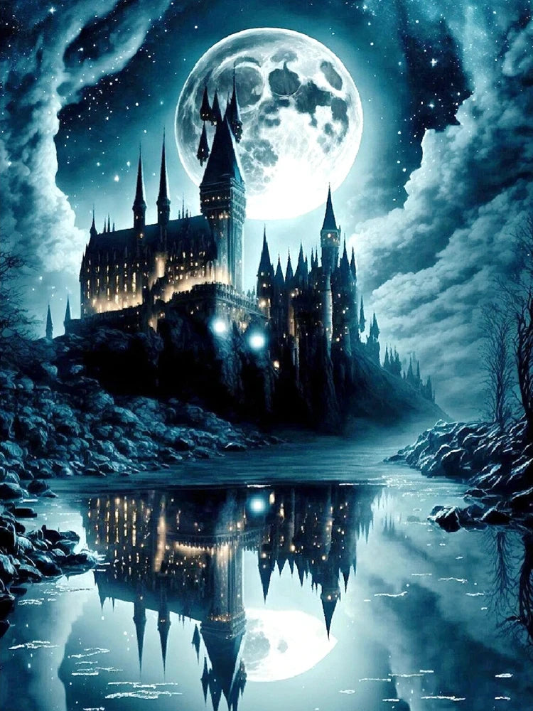 Harry Potter Magic School 5D DIY Diamond Painting - Image 12