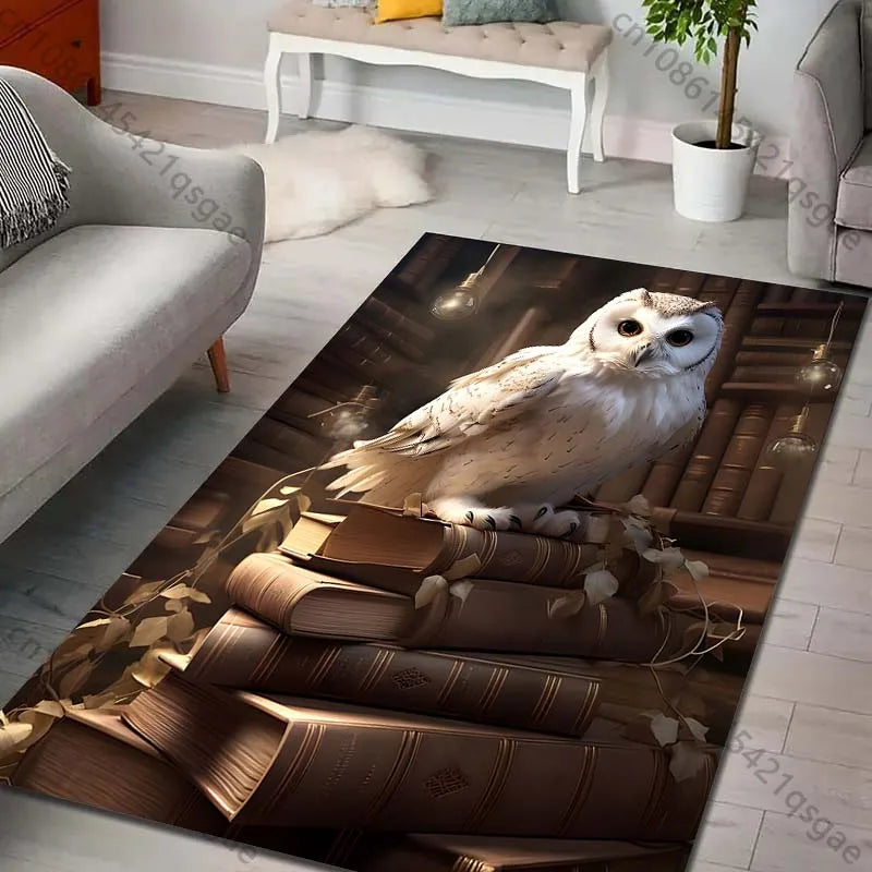 Magic Academy Owl Print Rug - Image 2