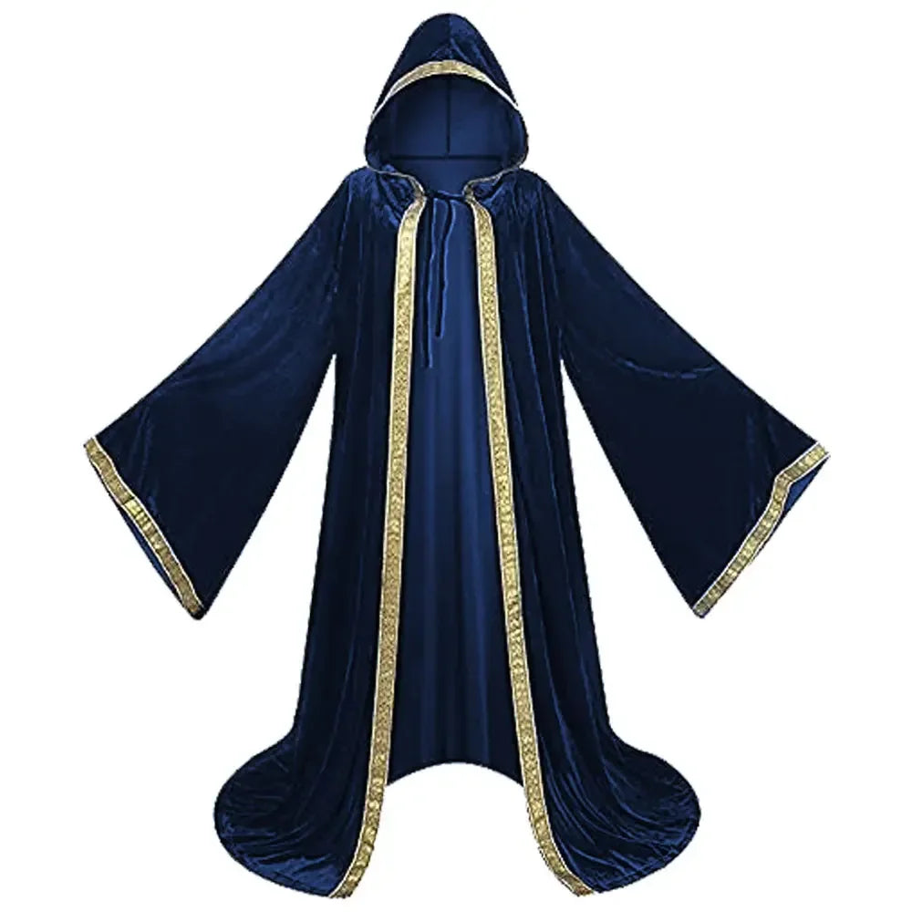 Halloween Medieval Hooded Cape Cloak - Image 7