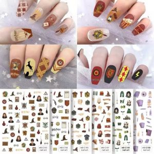 Miniso Harry Potter & Cartoon Nail Stickers