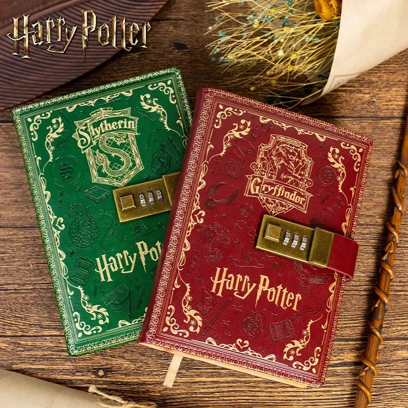 New Authentic Harry Potter Four Houses Retro Password Notebook - Image 4
