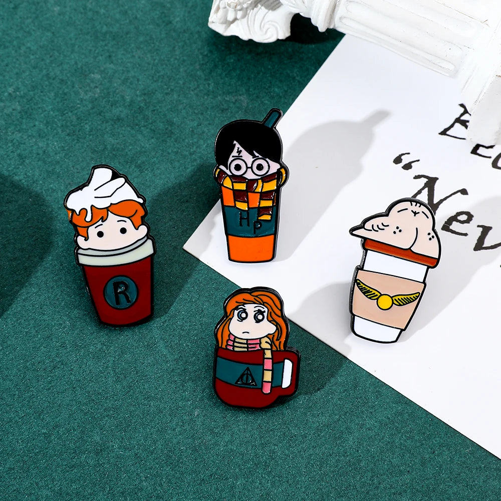 Anime Kawaii Harries Cartoon Christmas Enamel Pins - Image 6