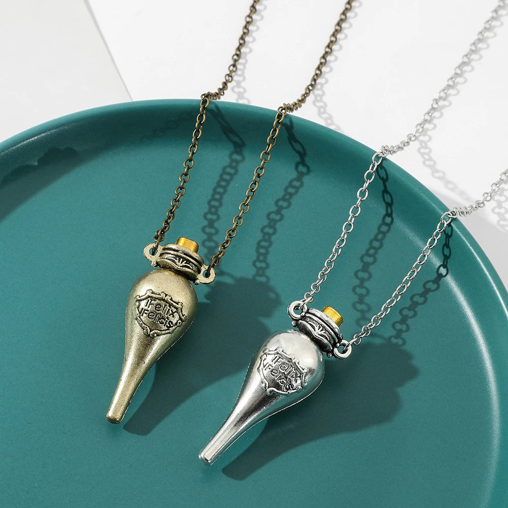 European American Harry Potter Retro Magic Medicine Bottle Pendant Necklace - Image 4