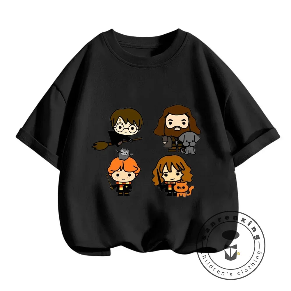 Harry Potter Kawaii Anime T-Shirt for Kids - Image 8