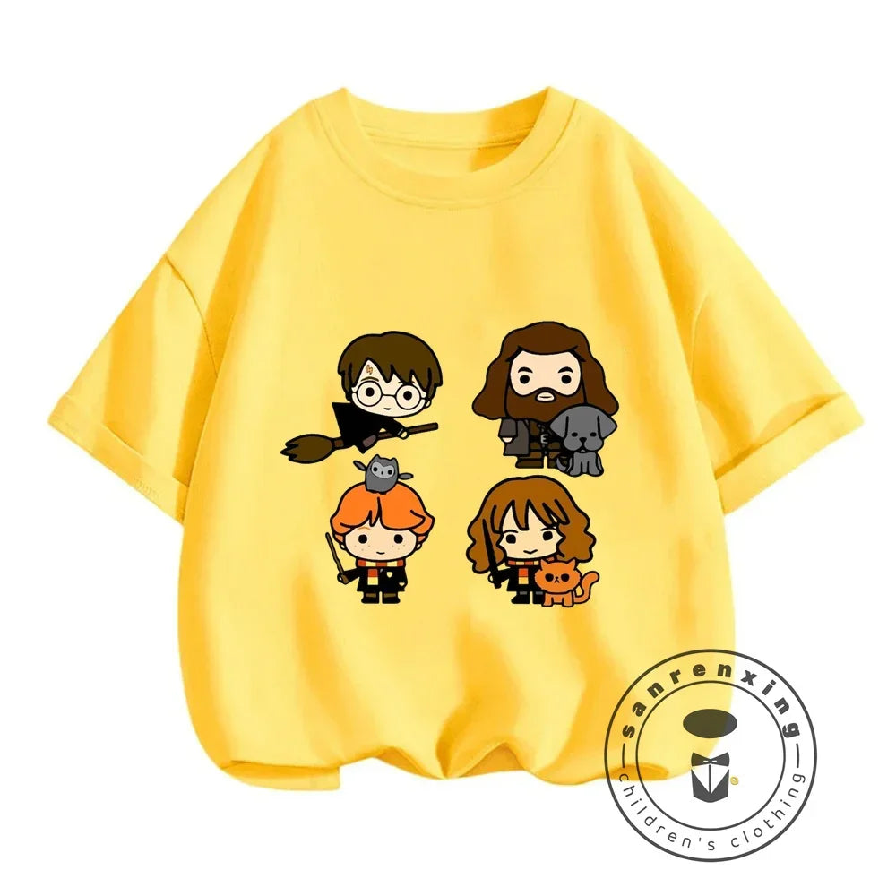 Harry Potter Kawaii Anime T-Shirt for Kids - Image 20