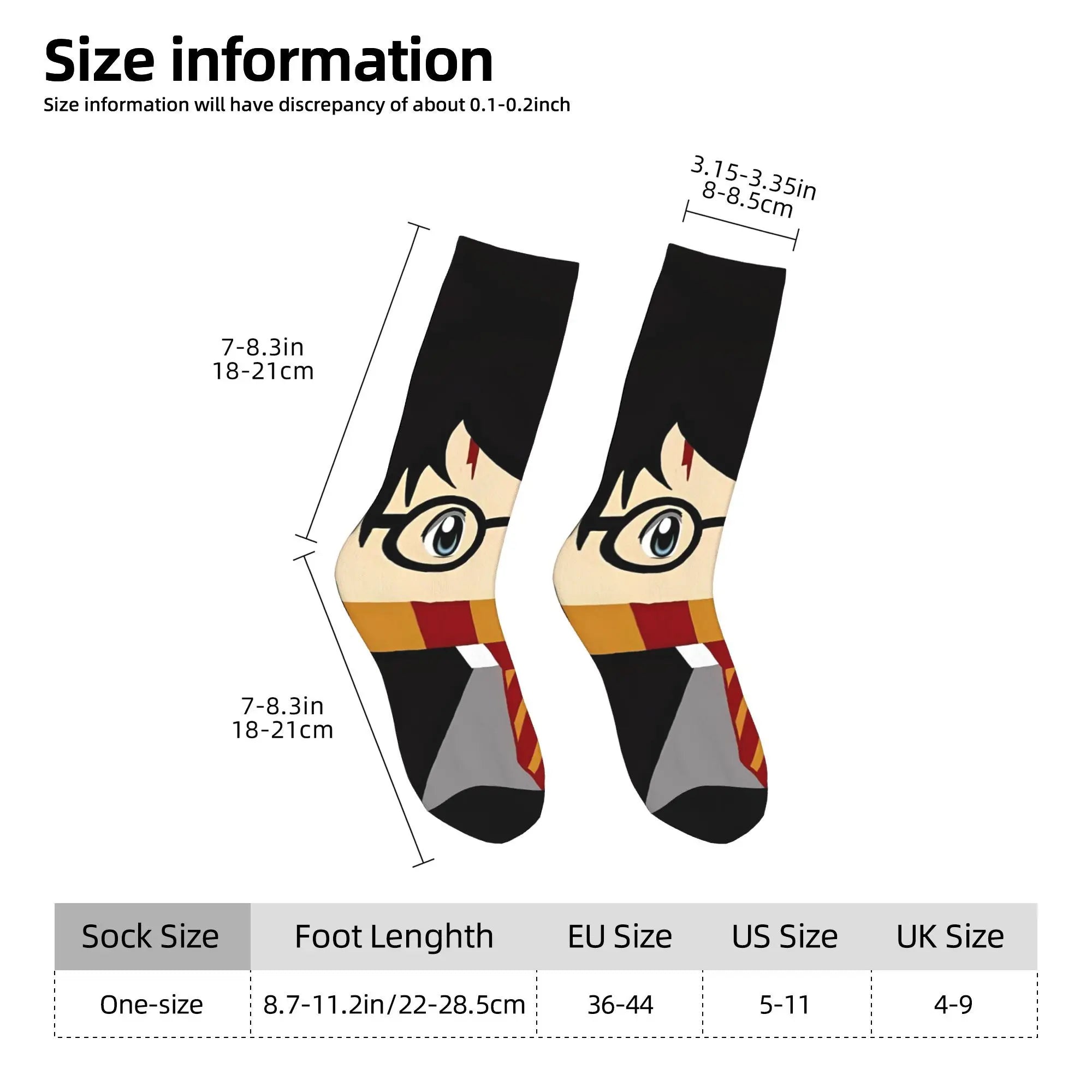 Harry Potter Magic School Theme Socks - Image 4