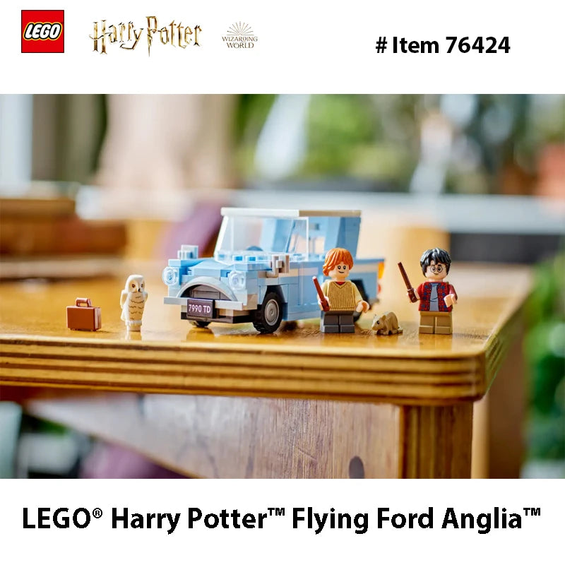Harry Potter Flying Ford Anglia Buildable Car Toy with 2 Minifigures - Image 5