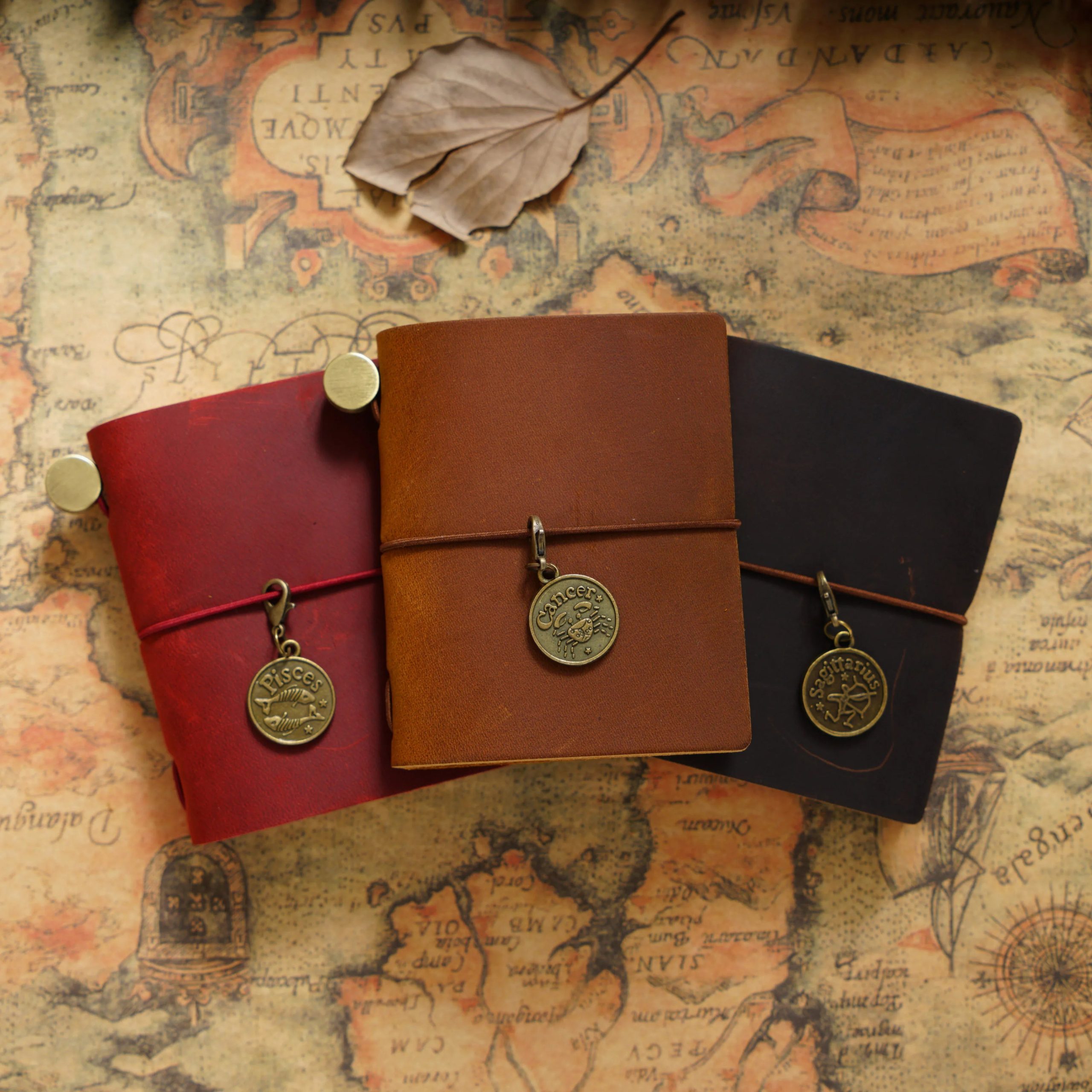 Genuine Leather Mini Travel Notebook - Image 5