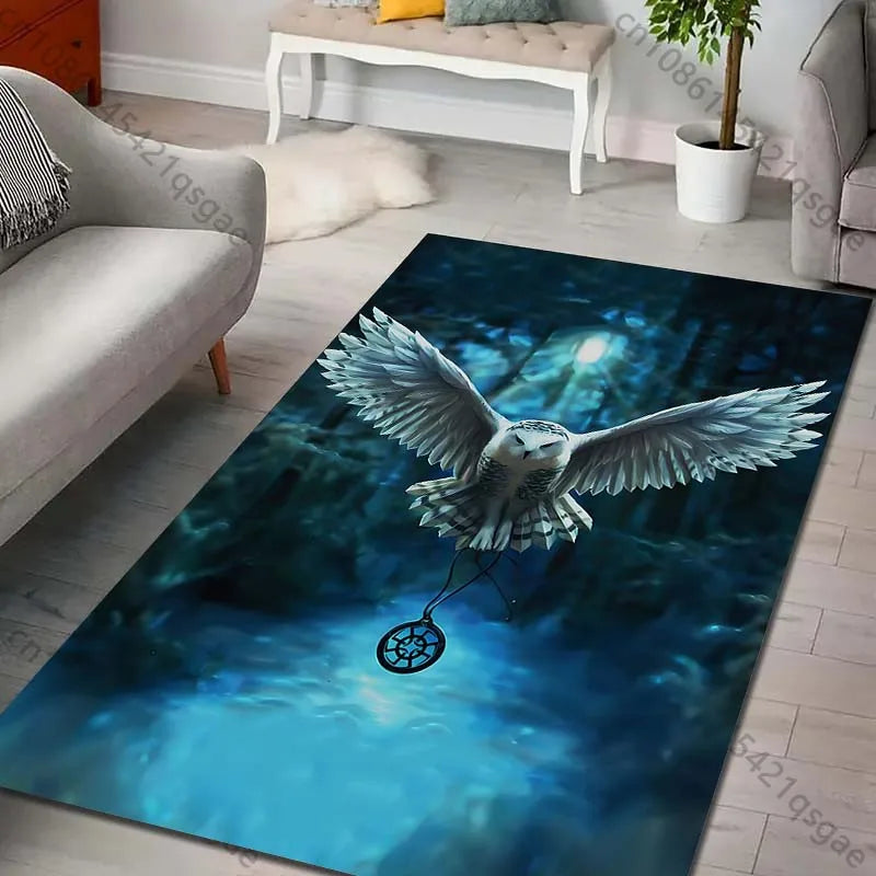 Magic Academy Owl Print Rug - Image 9