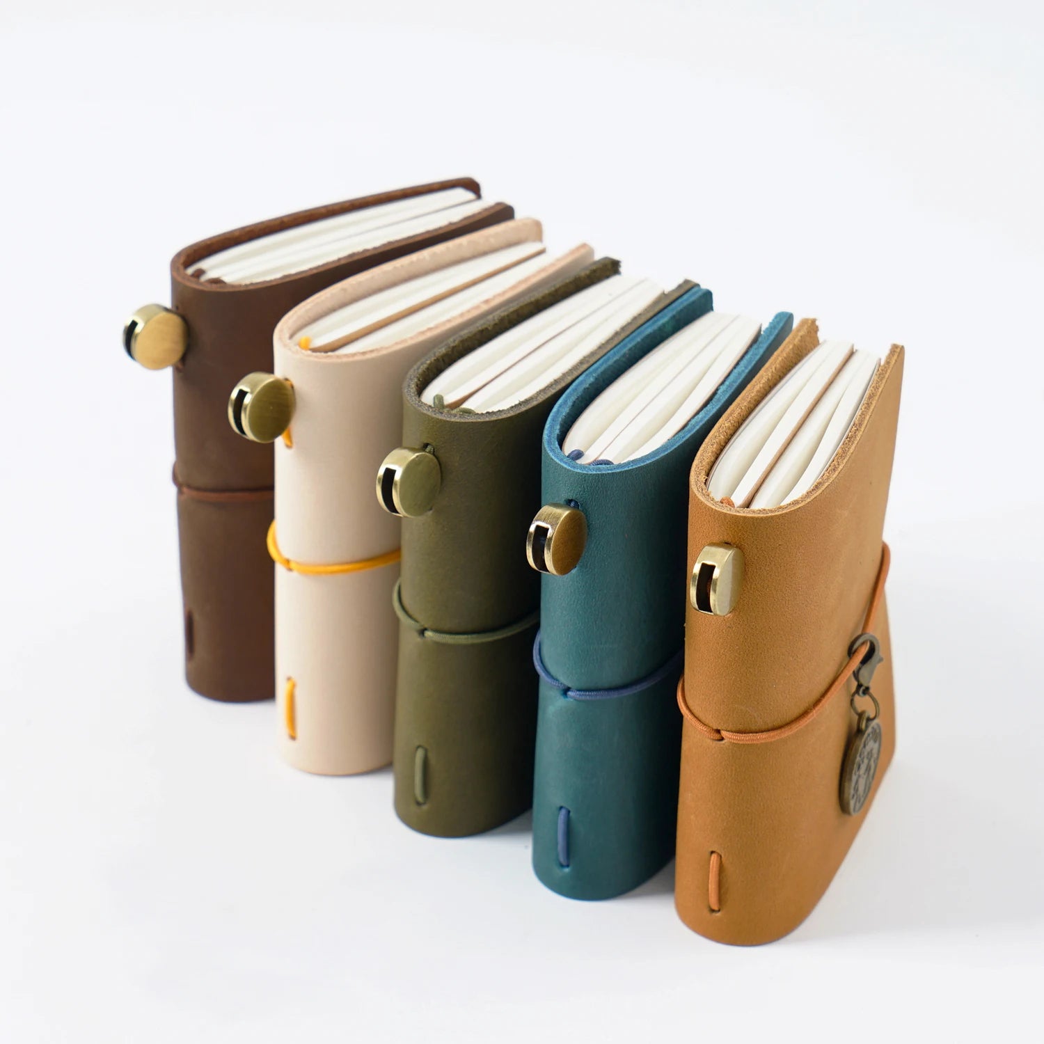 Genuine Leather Mini Travel Notebook - Image 3