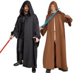 Men’s Black Warrior Hooded Cloak