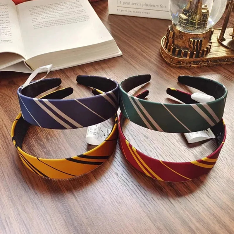 Wizard Magic Stripe School Slytherin Hair Scrunchie - Image 2