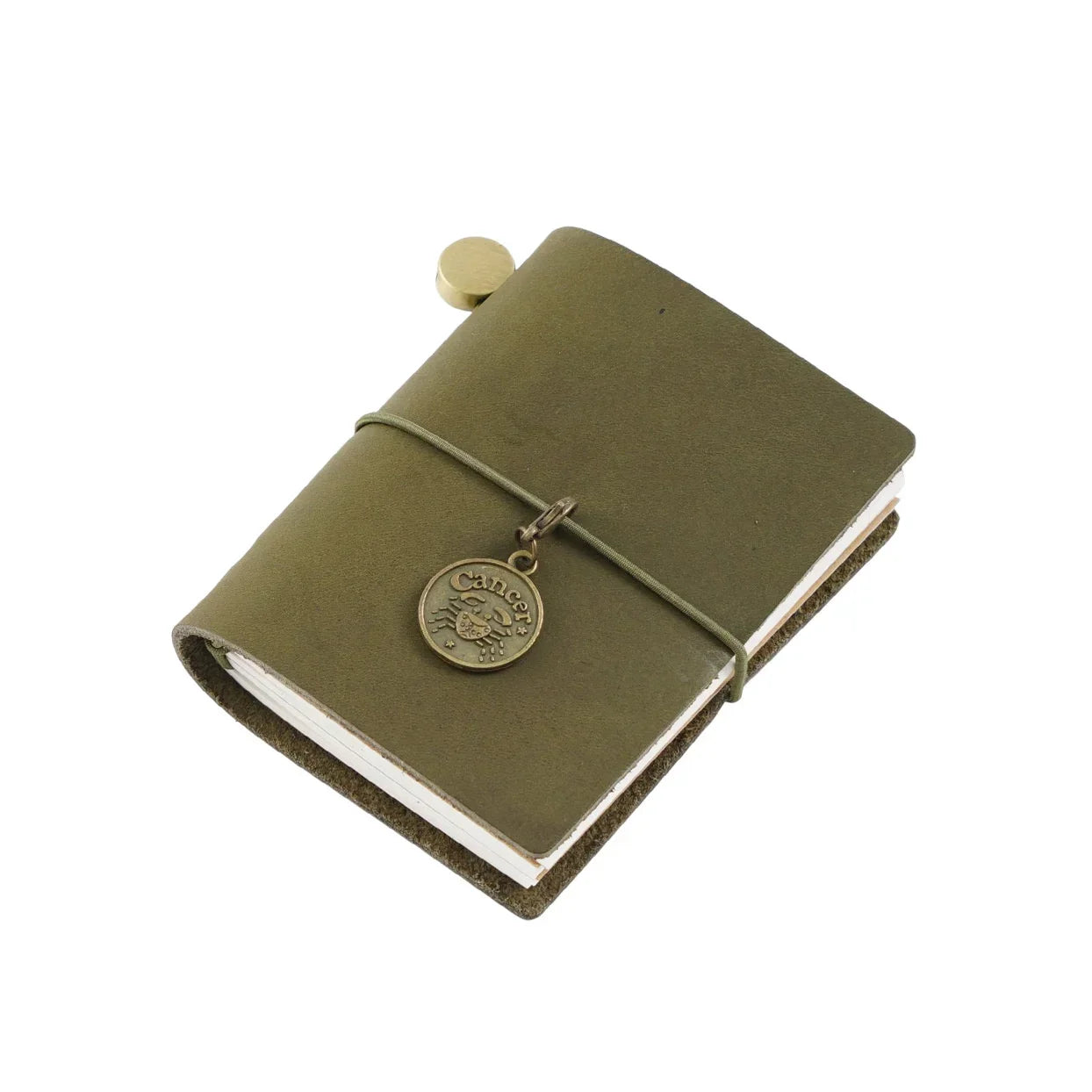 Genuine Leather Mini Travel Notebook - Image 8
