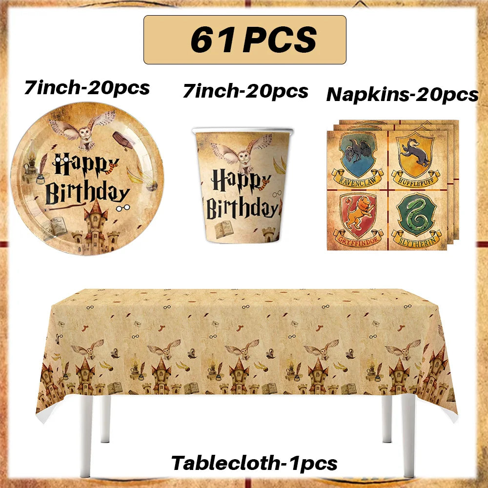 Magic School Birthday Party Decoration Set - Image 13