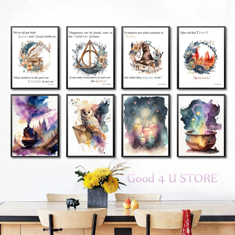 Classic Wizard Movie Quotes Canvas Poster - Image 2